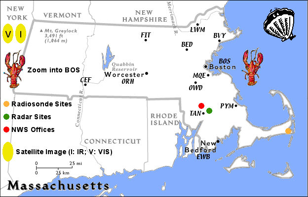 Massachusetts Imagemap