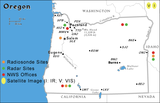 Oregon Imagemap