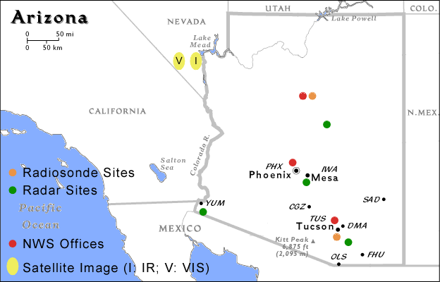 Arizona Imagemap
