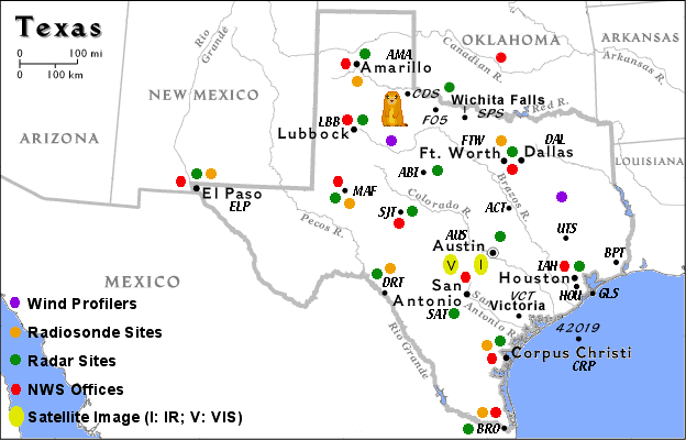 Texas Imagemap