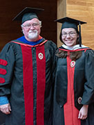 Photo of Maggie Bruckner and Dr. R Bradley Pierce