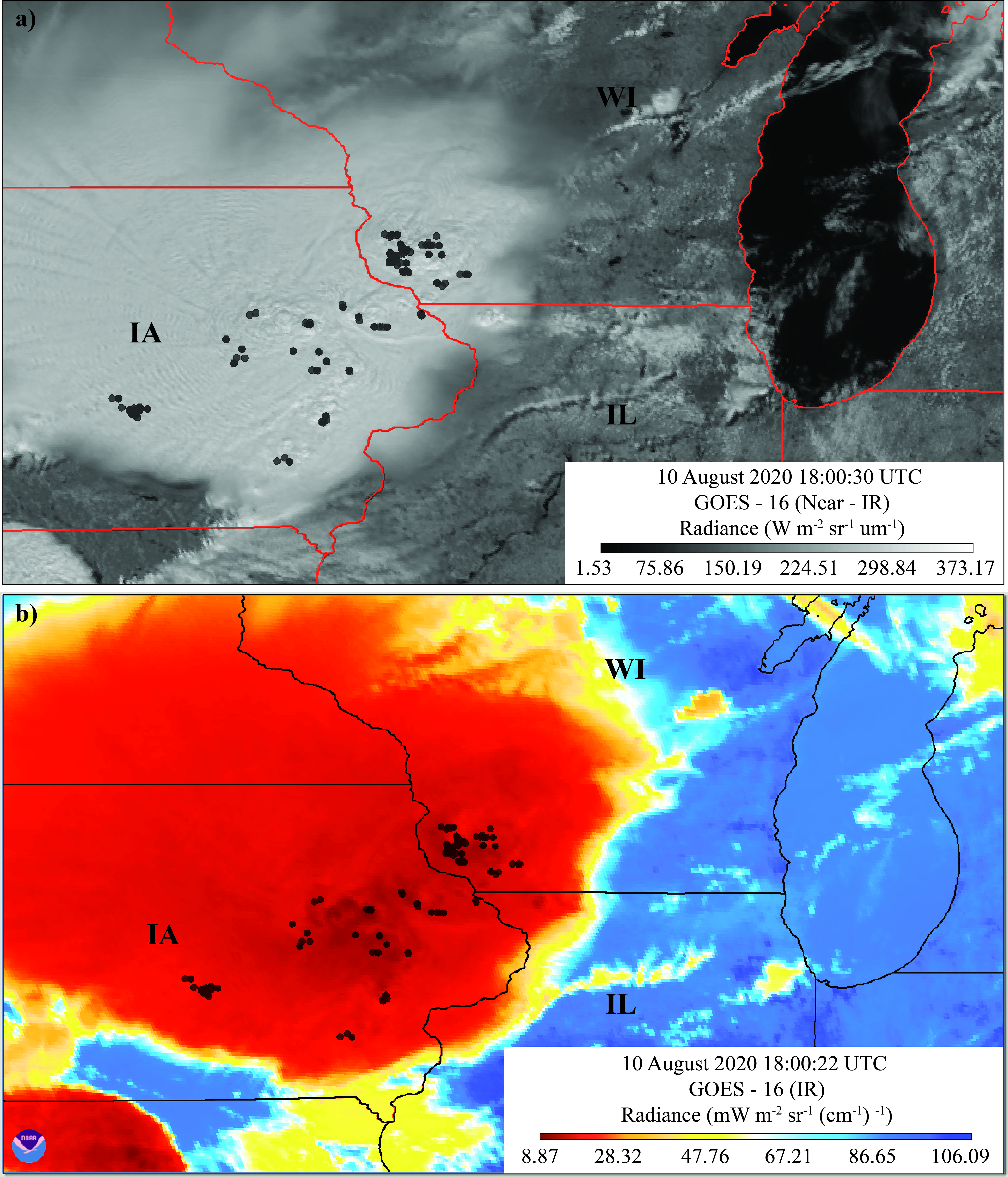 Iowa Derecho Cloud Top